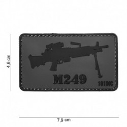 Patch 3D PVC Gun M249