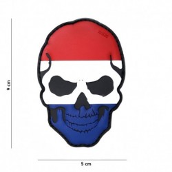 Patch 3D PVC Skull Hollande