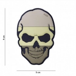 Patch 3D PVC Skull Hollande Basse Visibilité