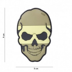 Patch 3D PVC Skull Espagne Basse Visibilité