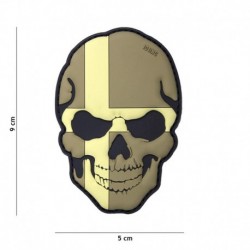 Patch 3D PVC Skull Su√®de Basse Visibilité