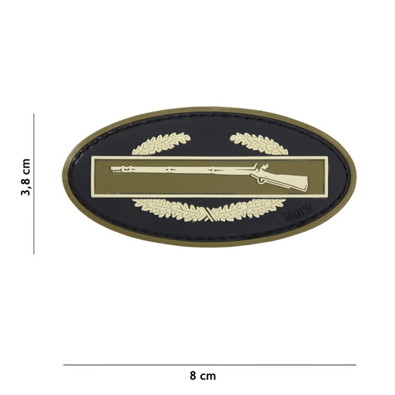 Patch Britannique Union Jack Basse Visibilité - PVC Souple 3D, 7.2x4.8cm, Scratch Fourni