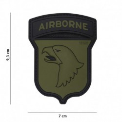 Patch 3D PVC 101st Airborne Basse Visibilité