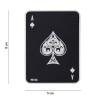 Patch 3D PVC As de Pique Noir 101 Incorporated