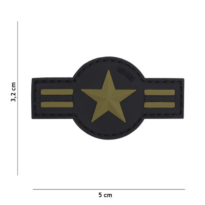 Patch 3D PVC US Air Force Vert