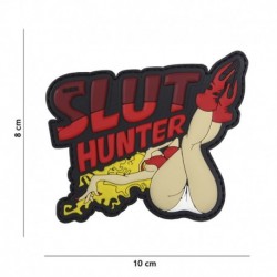 Patch 3D PVC Slut Hunter Rouge