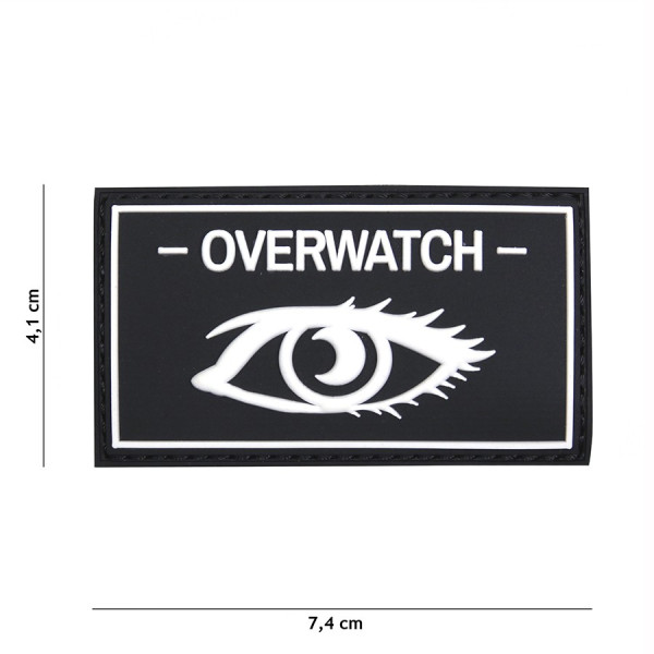 Patch 3D PVC Overwatch Noir 101 Incorporated - Accueil sur Quaerius.com - Vêtements militaire et Equipements de Sécur