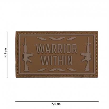 Patch 3D PVC Warrior Within Coyote