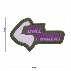 Patch 3D PVC Girl Power! Rose