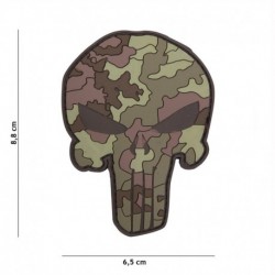 Patch 3D PVC Punisher Camouflage Italien Camo