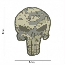 Patch 3D PVC Punisher Camouflage Digital