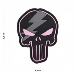 Patch 3D PVC Punisher Eclair Rose