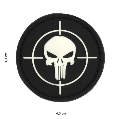 Patch 3D PVC Punisher Target Noir 101 Incorporated - Accueil sur Quaerius.com - Vêtements militaire et Equipements de