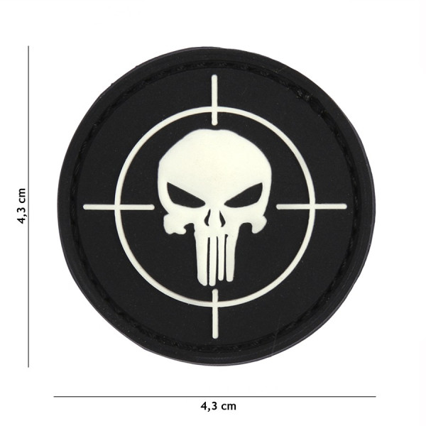 Patch 3D PVC Punisher Target Noir 101 Incorporated - Accueil sur Quaerius.com - Vêtements militaire et Equipements de