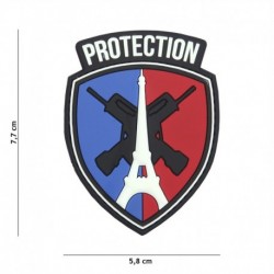 Patch 3D PVC Protection Paris France