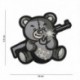 Patch 3D PVC Terror Teddy Bear Gris