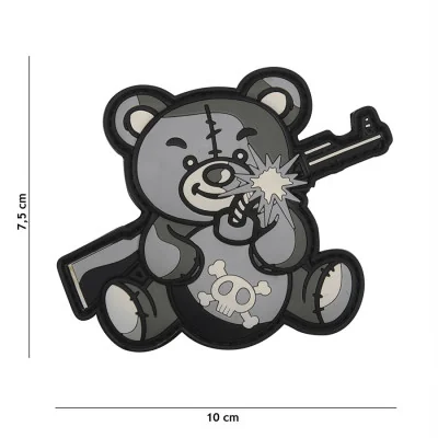 Patch 3D PVC Terror Teddy Bear Gris 101 Incorporated - Accueil sur Quaerius.com - Vêtements militaire et Equipements 