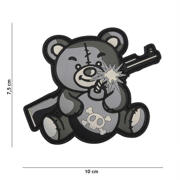 Patch 3D PVC Terror Teddy Bear Gris 101 Incorporated - Accueil sur Quaerius.com - Vêtements militaire et Equipements 