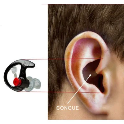 Bouchons Anti-bruit EarPro EP7 Sonic Defenders® - BAB Bouchons Anti-bruit Surefire - Equipements Militaire Quaerius