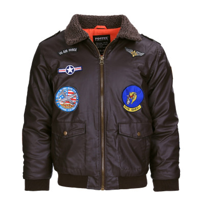 Blouson de Vol Cuir Enfant