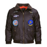 Blouson de Vol Cuir Enfant Fostex -  Blouson Militaire enfant