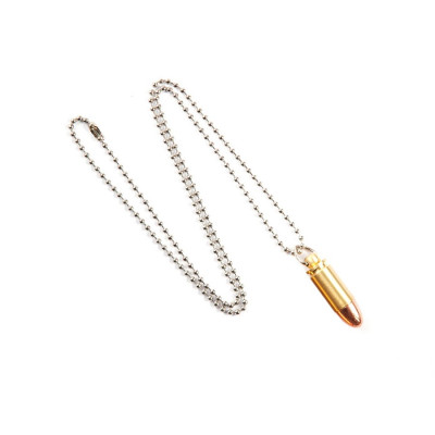 Collier Cartouche Calibre 9 Mm