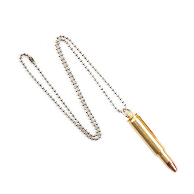 Collier Lourd Cartouche Fusil