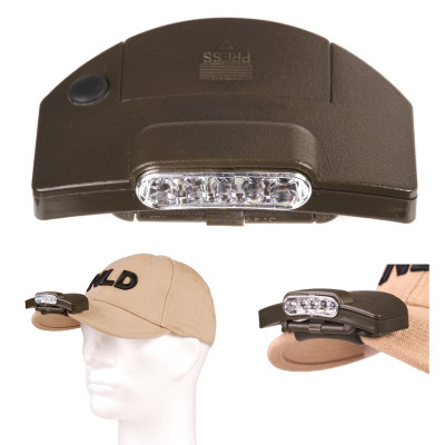 Lampe de Casquette 5 Led fosco industries - Lampe tactique pour casquette Quaerius