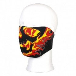 Masque Half Face Flammes