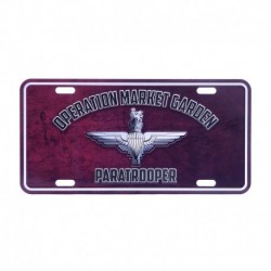 Plaque Immatriculation Operation Market Garden Paratrooper