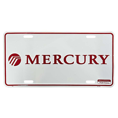 Plaque Immatriculation US Mercury