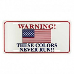 Plaque Immatriculation US These Colors