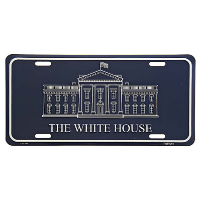 Plaque Immatriculation US WhitehoUSe