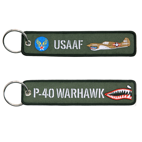 Porte Clé Identification P40 Warhawk Fostex - Porte Clé sur Quaerius.com - Vêtements militaire et Equipements