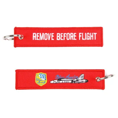 Porte Clé Identification Remove Before Flight Blue Angels Fostex - Porte Clé sur Quaerius.com - Vêtements mil