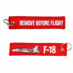 Porte Clé Identification Remove Before Flight F18