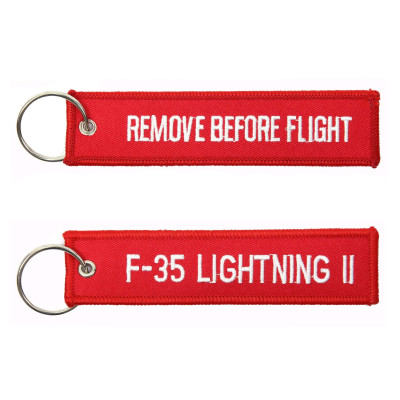 Porte Clé Identification Remove Before Flight F35 Lightning Ii