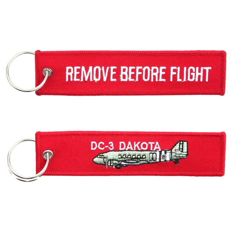Porte Clé Identification Remove Before Flight Flight Dc3 Dakota Fostex -  Porte Clé sur  - Vêtemen