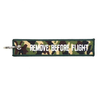 Porte Clé Identification Remove Before Flight Woodland