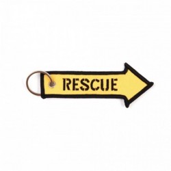 Porte Clé Identification Rescue Flèche