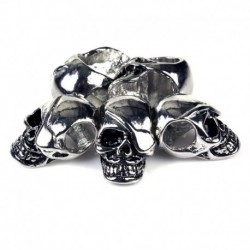 Set De Crânes En Metal 2148-3