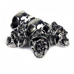 Set De Crânes En Metal 2148-6
