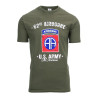 T-Shirt US Army 82nd Airborne Fostex - T-shirts sur Quaerius.com - Vêtements militaire et Equipements de Séc