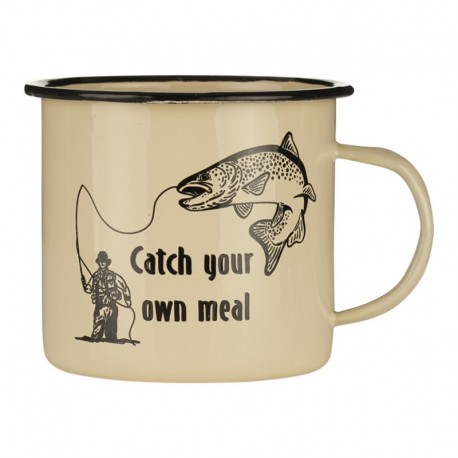 Tasse Emaillée Catch Your Own Meal