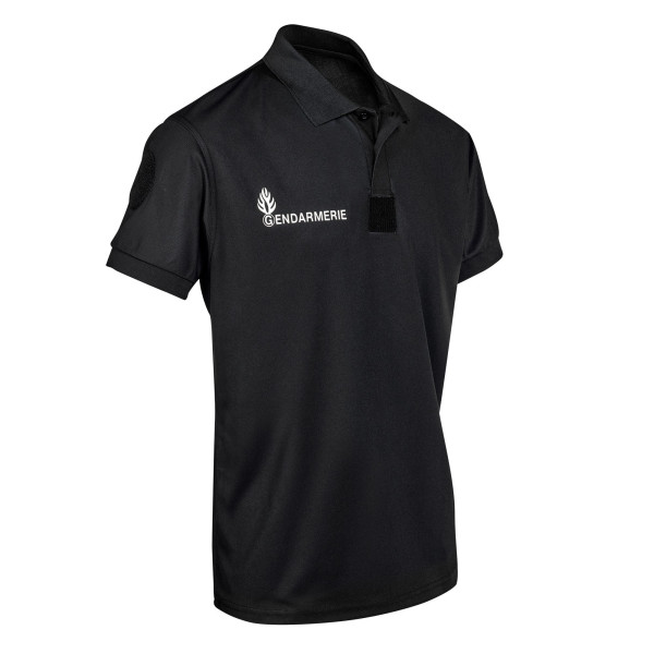 Polo Gendarmerie Cooldry Homme Noir DCA France - Polos