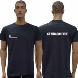 T-Shirt Gendarmerie Bleu Marine Gendarmerie Départementale Patrol Equipement
