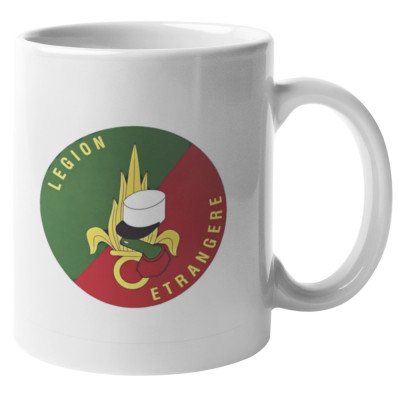 Le mug Légion étrangère Quaerius est fait pour les amateurs de café et de thé qui souhaitent afficher leur soutien à l'armée française et à la légion étrangère en particulier. Ce mug est fabriqué en céramique, ce qui le rend résistant et durable, parfait pour une utilisation quotidienne.
