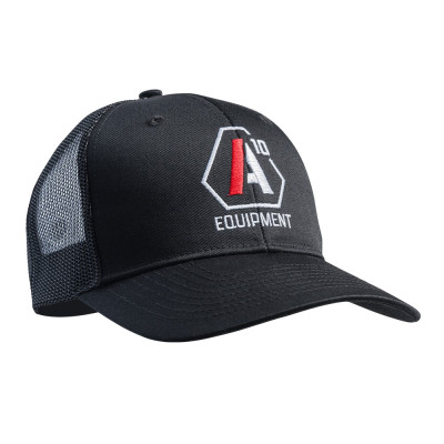 Casquette snapback A10 noir logo blanc / rouge A10
