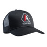 Casquette snapback A10 noir logo blanc / rouge A10