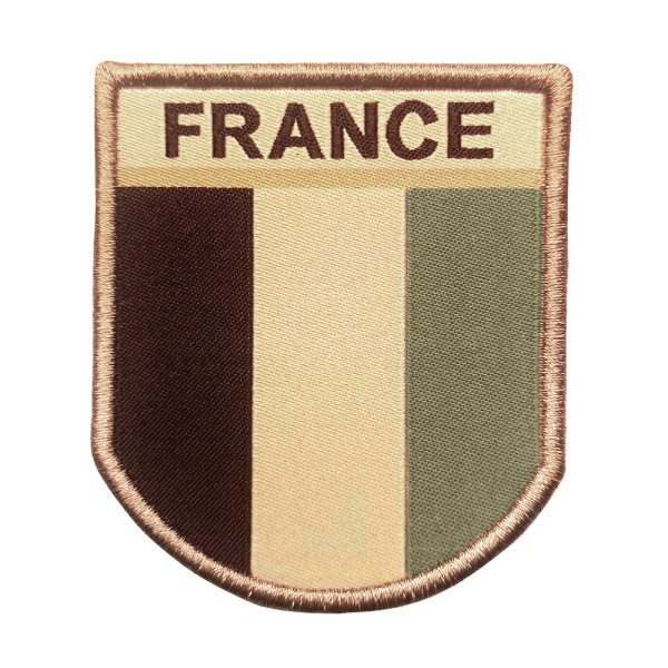 Ecusson France désert brodé sur tissu A10 Equipment -